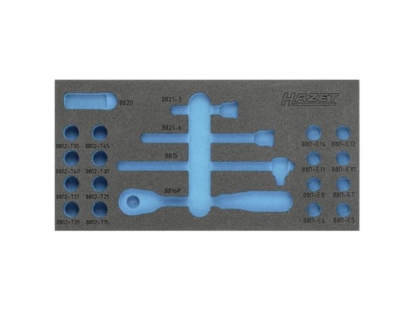 Hazet 163-348L 163-348L Vaahtomuovinen sisäkappale (L x S) 342 mm x 172 mm