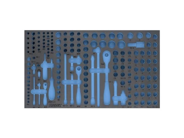 Hazet 163-549L 163-549L Vaahtomuovisisus (L x S) 691 mm x 392 mm