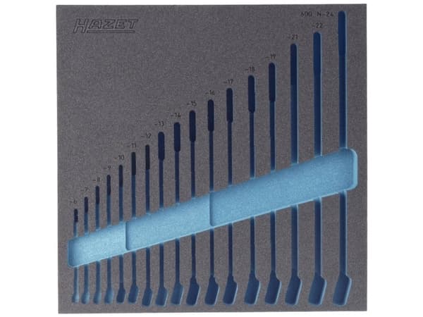 Hazet 163-98L 163-98L Vaahtomuovisisus (L x S) 344 mm x 342 mm
