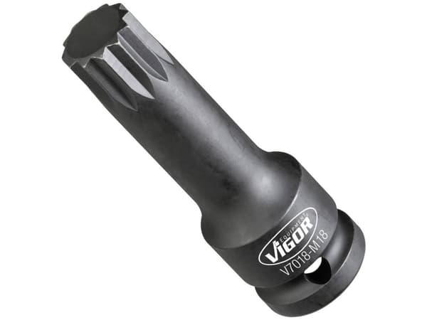 Vigor V7018-M18 V7018-M18 Slagskruemaskine-topnøgleindsats M18