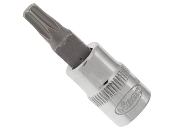 Vigor V2130N, 1 styck, Torx, 1/4", T27, 38 mm