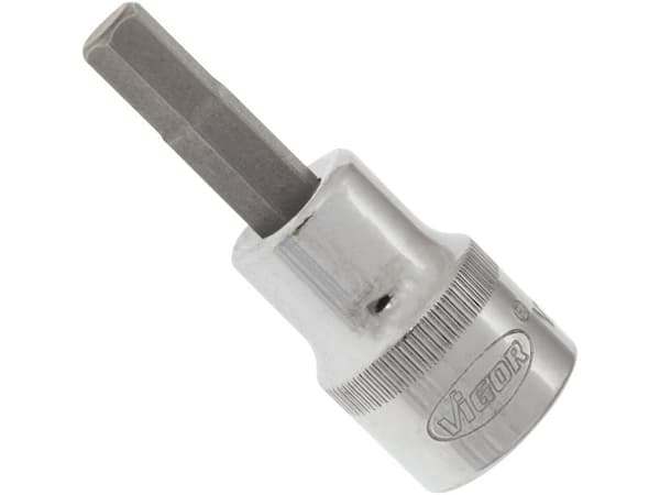 Vigor V2282N, Slaghylsa, Silver, 1 huvuden, 3/8", Metriska/brittiska, 10 mm