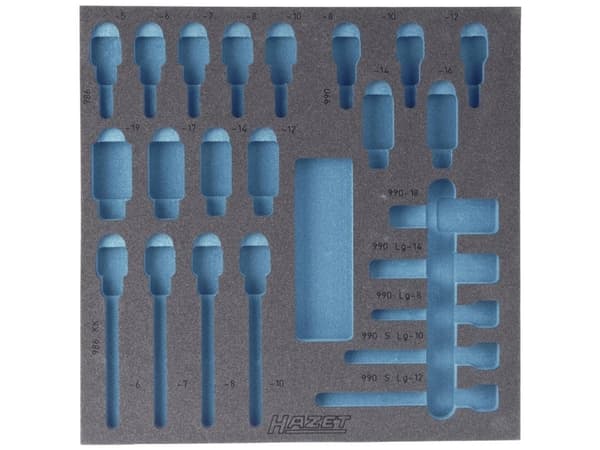 Hazet 163-119L 163-119L Skumplastindlæg (L x B) 344 mm x 342 mm