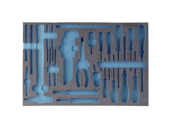 Hazet 163-120L 163-120L Skumplastindlæg (L x B) 519 mm x 342 mm