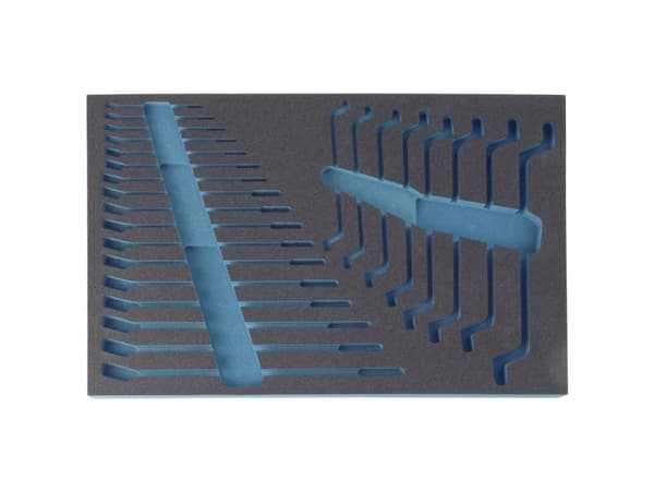 Hazet 163-30L 163-30L Skumplastindlæg (L x B) 519 mm x 342 mm