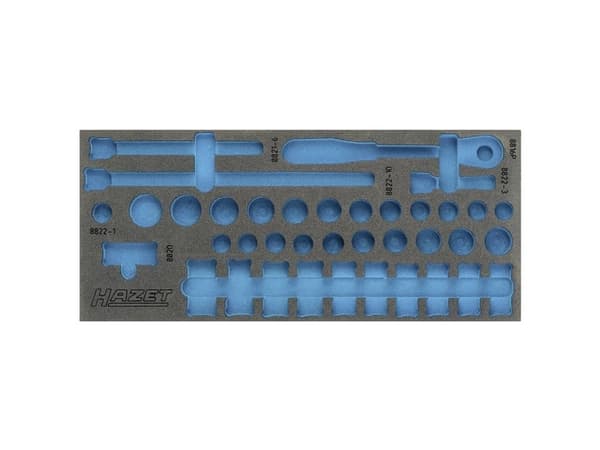 Hazet 163-379L 163-379L Insats av skumplast (L x B) 172 mm x 392 mm