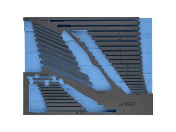 Hazet 163-525L 163-525L Skumplastindlæg (L x B) 519 mm x 392 mm