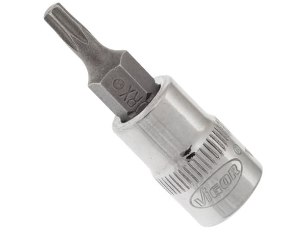 Vigor V2443N, 1 styck, Torx, 1/4", T15, 1/4", 38 mm