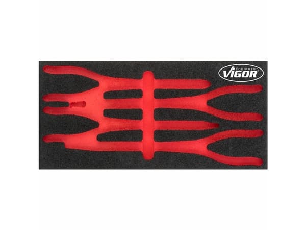 Vigor V4995-L, Jakajasarja, Musta, Punainen, Vaahto, Vigor V4995, 393 mm, 188 mm