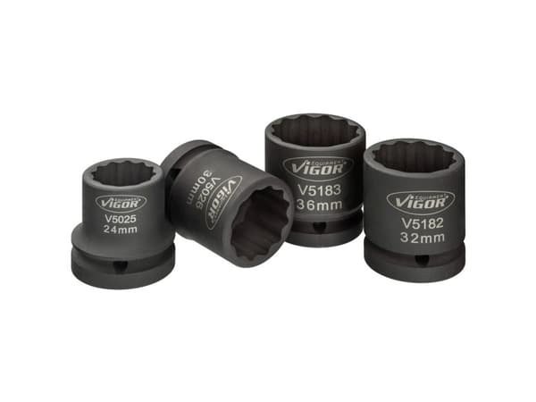 Vigor V5024 Slagskruemaskine-topnøgleindsats-sæt V5024