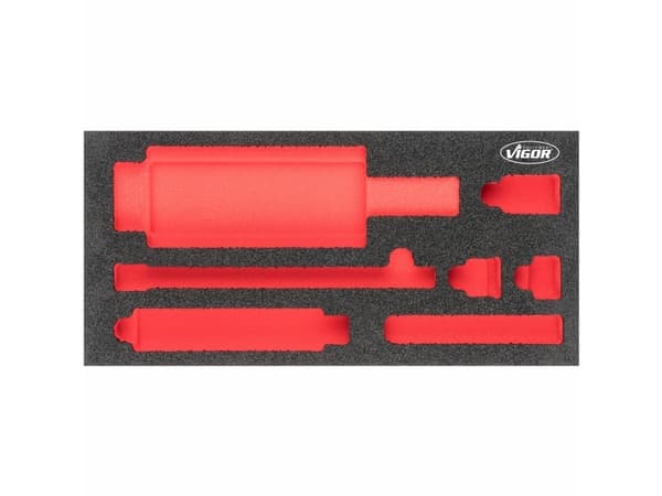 Vigor V5058-L, Jakajasarja, Musta, Punainen, Vaahto, Vigor V5064, 188 mm, 393 mm