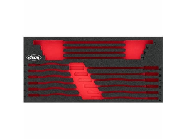 Vigor V4987-L, Jakajasarja, Musta, Punainen, Vaahto, Vigor V4987, 188 mm, 393 mm