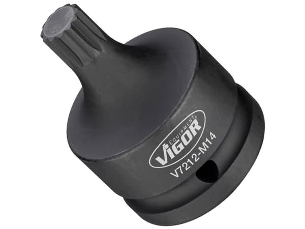 Vigor V7212-M14 V7212-M14 Slagskruemaskine-topnøgleindsats