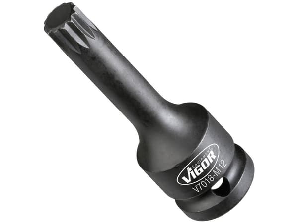 Vigor V7018-M12 V7018-M12 Slagskruemaskine-topnøgleindsats M12