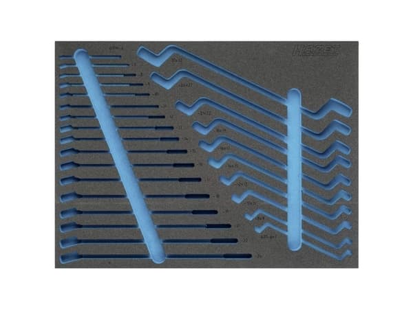 Hazet 163-374L 163-374L Skumplastindlæg (L x B) 519 mm x 392 mm