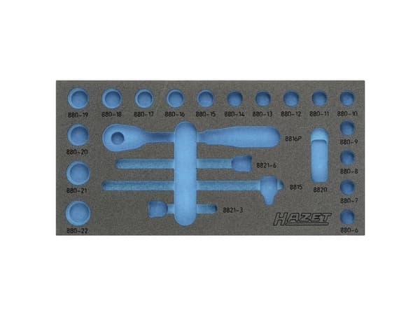 Hazet 163-353L 163-353L Vaahtomuovinen sisäkappale (L x S) 342 mm x 172 mm