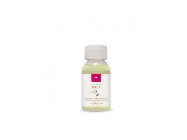 Cristalinas Natural Wood Refill, Flytende luftfrisker, Væske, Jasmine, Gult, 100 ml, 1 stykker