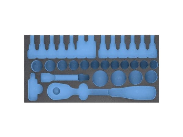 Hazet 163-272L 163-272L Skumplastindlæg (L x B) 342 mm x 172 mm