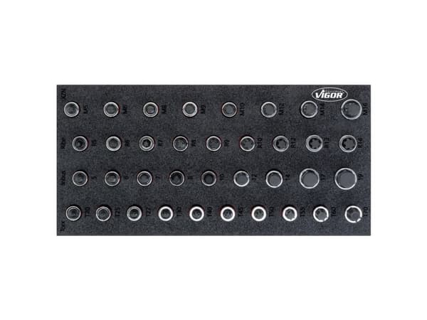 Vigor V5099 Skruvmejselbitssats