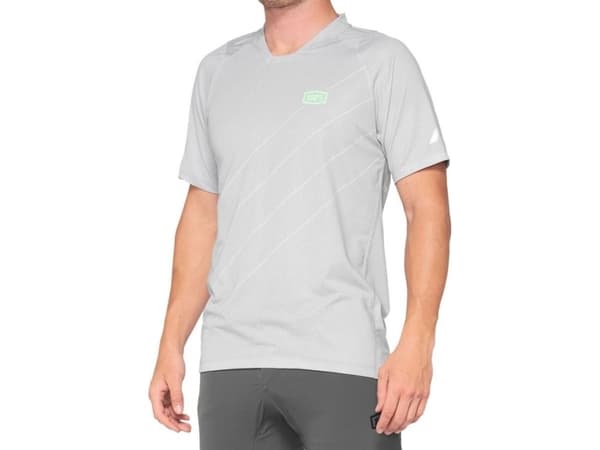 100% Men's T-Shirt 100% CELIUM Jersey Short Sleeve Steam Lime Size. M (NEW 2021)