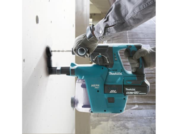 Makita bore- mejsel-hammer 18V - DHR243ZJW - SDS - MAKPAC kuffert - u/batterier og lader - SOLO