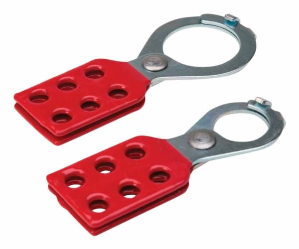 Stål lockout hasp med tab