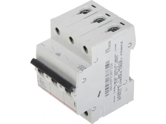 Legrand kretsbrytare LE-419170 trippelfas 20A typ B LEGRAND