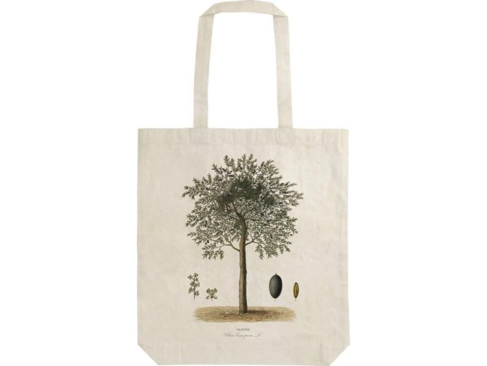 Skona Ting Cotton bag STBAG34 Olive tree Shopper