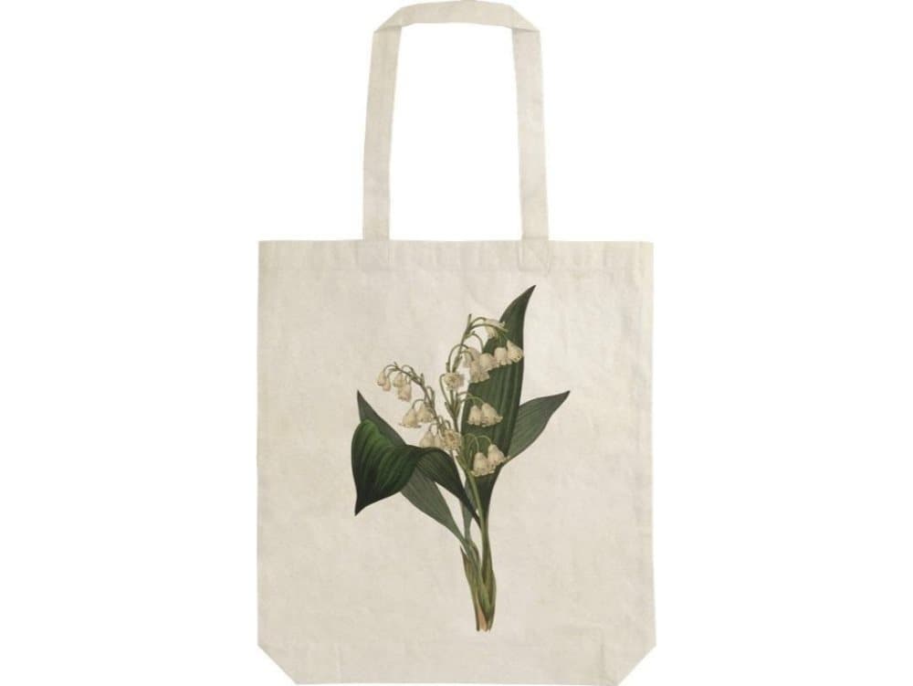 Skona Ting Cotton bag STBAG40 Lily of the valley Shopper