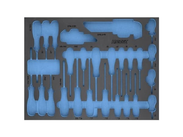 Hazet 163-526L 163-526L Vaahtomuovisisus (L x S) 519 mm x 392 mm