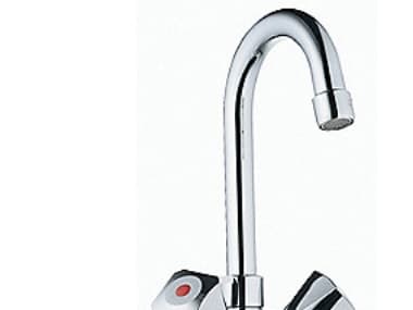 Børma std. hv/kv arm c-tud krom 2-gr. 100 mm tudfr.