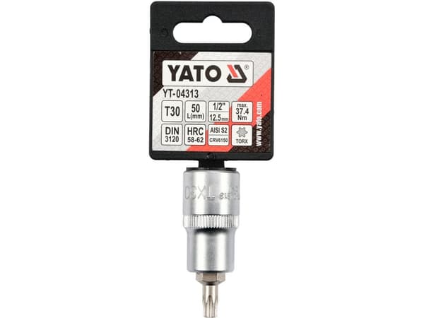 Yato Torx-sokkel 1/2" T30 x 55 mm (YT-04313)