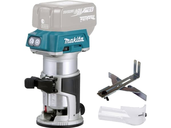 Makita DRT50 - Trim router - sladdlös - spännhylsa 8 mm - inget batteri - 18 V - SOLO