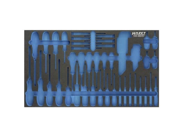 Hazet 163-480L 163-480L Skumplastindlæg (L x B) 691 mm x 392 mm