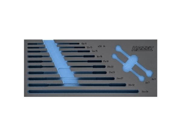 Hazet 163-519L 163-519L Vaahtomuovisisus (L x S) 172 mm x 392 mm