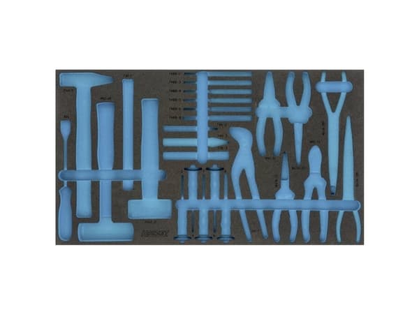 Hazet 163-479L 163-479L Vaahtomuovisisus (L x S) 691 mm x 392 mm