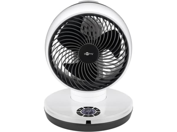 Goobay 59515, Husholdningsvifte, Sort, Hvit, Gulv, Plast, 67 dB, 23 cm