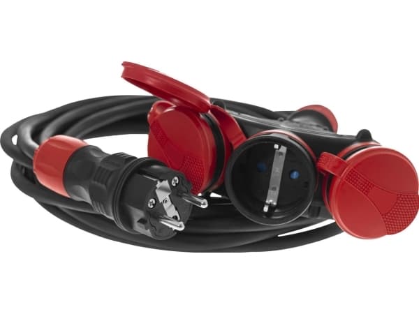 AWTOOLS EXTREME EXTENSION CABLE 25m 3x2.5mm 3 SOCKETS IP54 16A/4000W