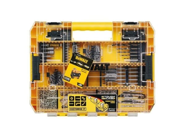 DEWALT porakone ja poranterät 80cz.