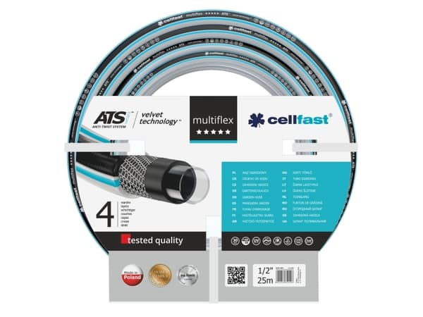 CELLFAST WÓZEK METALOWY EXPLORER + WĄŻ 25 mb 1/2"