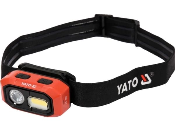 YATO AJOVALAISIN 480LM AKKU, LIIKETUNNISTIN