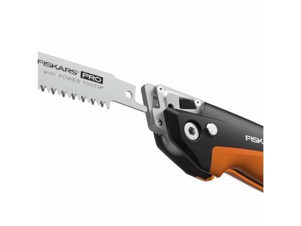 Fiskars 1062934, Beskjæringssag, Tre, Sort, Sølv, Gult, Sort, Gult, 15 cm, 300 mm