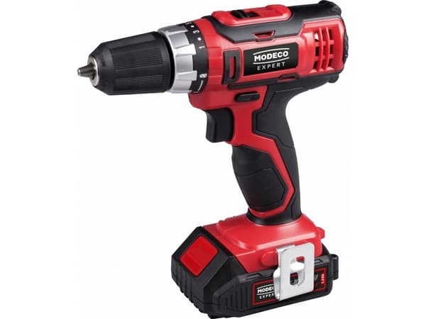 Modeco drill and screwdriver 18V DRILL-DRIVER; 22NM; 1.5AH BATTERY; SUITCASE; MODECO SYSTEM 18V - 1 pcs