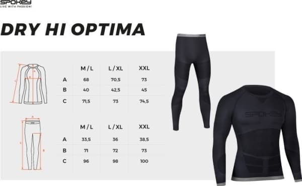 Spokey Dri Hi Optima Set topp + byxor r. L/XL Spokey