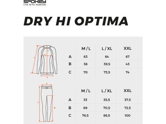 Spokey Dri Hi Optima Set topp + byxor r. L/XL Spokey