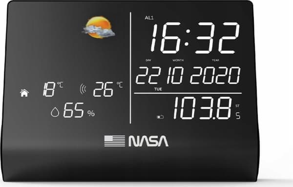 NASA Værstasjon Nasa Værstasjon Vær Wsp1300 høyttalerradio