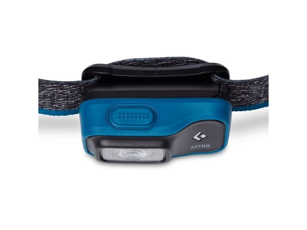 Black Diamond Astro 300, Hodebåndslommelykt, Sort, Blå, IPX4, 300 lm, 8 m, 55 m