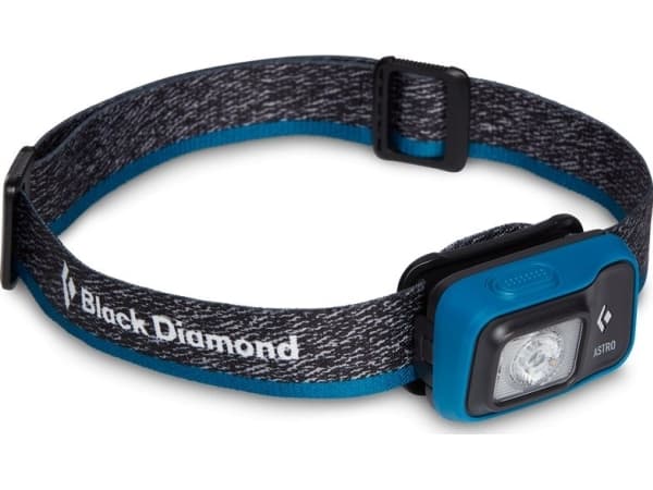 Black Diamond Astro 300, Hodebåndslommelykt, Sort, Blå, IPX4, 300 lm, 8 m, 55 m