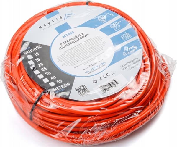 Montis Garden extension cord 20m 2x1mm MT080-20 Montis