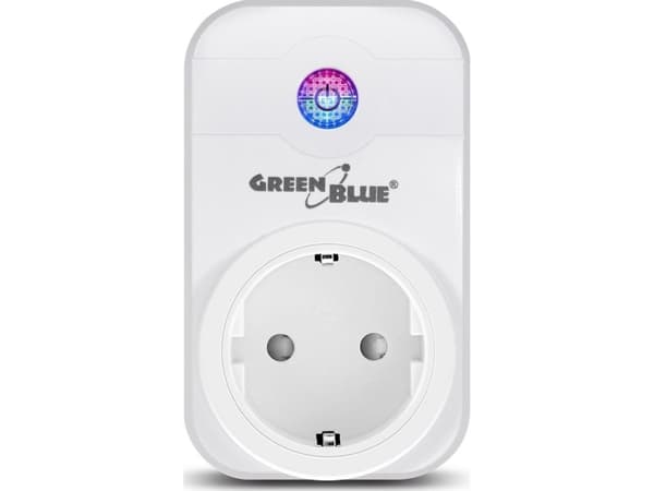GreenBlue WIFI kauko-ohjattava pistorasia GreenBlue GB155G Android iOS Alexa Google Home ajastin max 2000W (saksalainen tyyppi)
